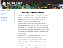 Tablet Screenshot of coralfarms.ca